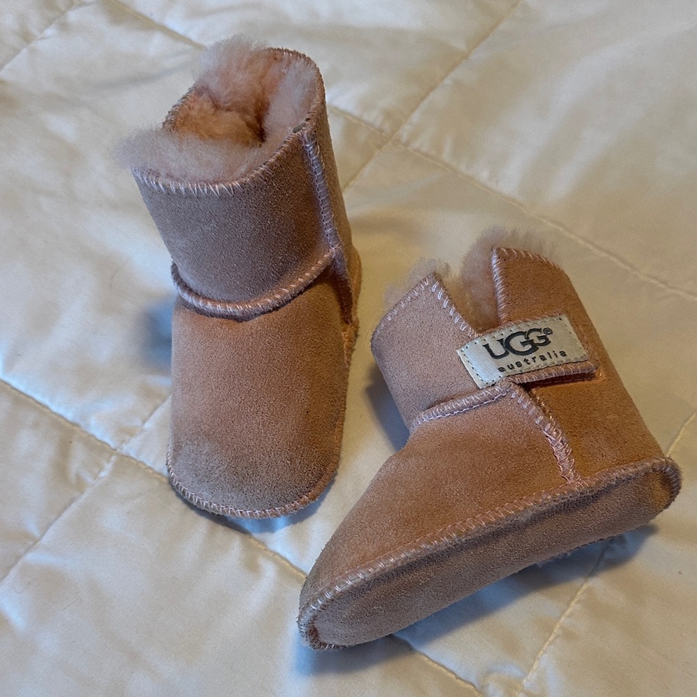 UGG Baby Girl Light Pink Boots Size S or 9/12 Months